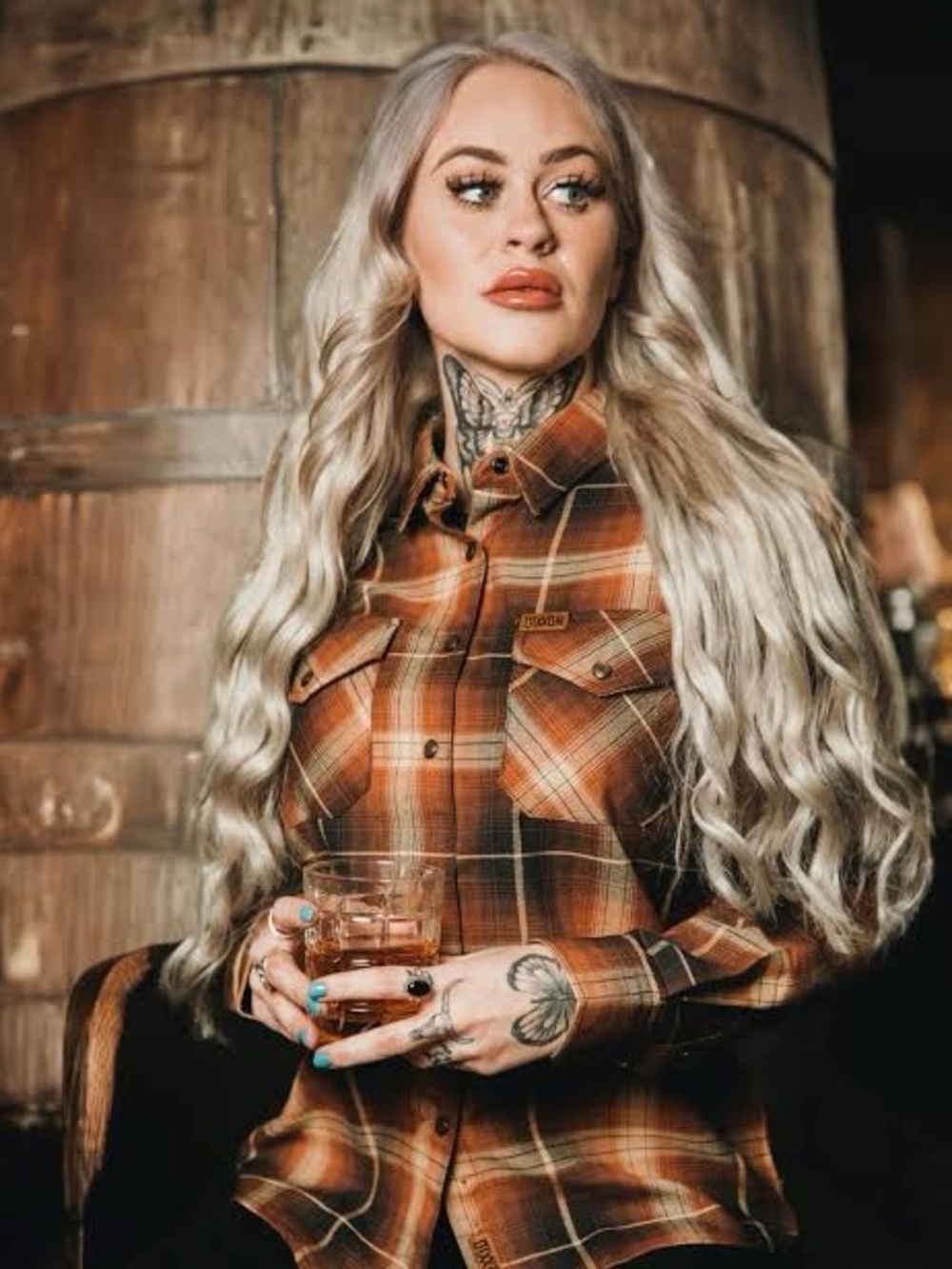DIXXON Women's Barrel Flannel Shirt